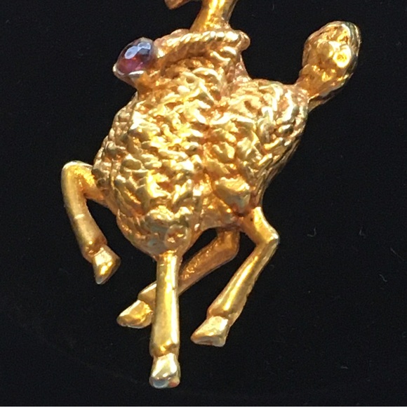 Vintage Vogue Jewelry Goat Brooch - Picture 5 of 10